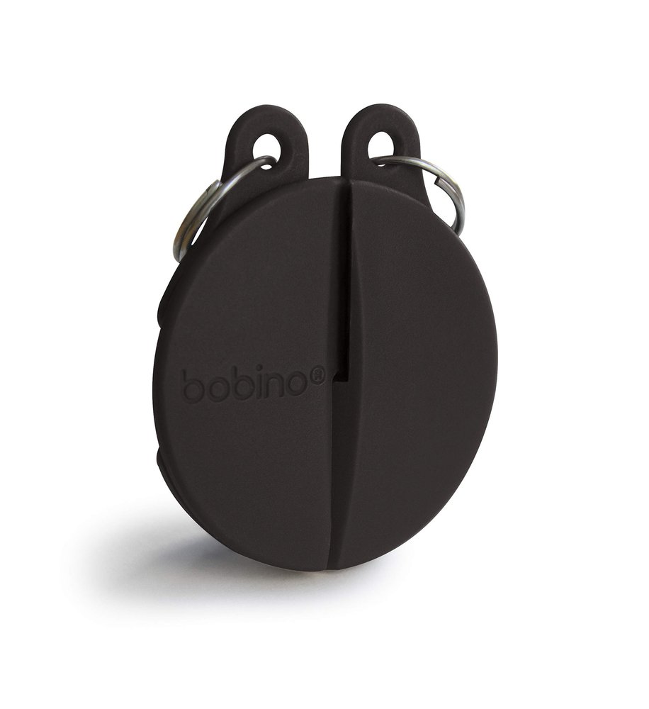Bobino | Zipper Clip | 2 Pack Charcoal | Anti Theft Zipper & Backpack Lock | Purse Lock | Travel Safety