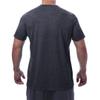 Arctic Cool Mens V-Neck Instant Cooling Moisture Wicking Performance UPF 50+ Short Sleeve Shirt | Lightweight Breathable Tshirt for Running, Workout, Exercise, Fishing, Storm Grey Twist, S view 2