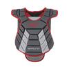 Mizuno Samurai Women's Fastpitch Softball Chest Protector 14'' Grey/Cardinal view 1