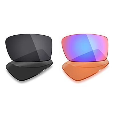 Mryok 2 Pair Polarized Replacement Lenses for Oakley Gascan Sunglass - Options