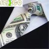 5 Packs Ties For Man 100% Microfiber Necktie Squared Stripe Banknote Design (C5) view 3