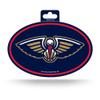 Rico Industries NBA New Orleans Pelicans Color Team Logo Oval Sticker view 1