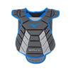Mizuno Samurai Women's Fastpitch Softball Chest Protector 13'' Grey/Royal view 1