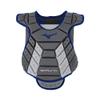 Mizuno Samurai Women's Fastpitch Softball Chest Protector 14'' Grey/Navy view 1