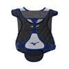 Mizuno Samurai Women's Fastpitch Softball Chest Protector 14'' Grey/Navy view 3