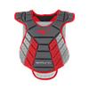 Mizuno Samurai Women's Fastpitch Softball Chest Protector 14'' Grey/Red view 1