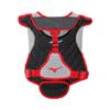 Mizuno Samurai Women's Fastpitch Softball Chest Protector 14'' Grey/Red view 3