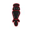 Mizuno Samurai Fastpitch Softball Women's Shin Guards 16" Grey/Red view 2