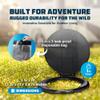 Camco Bucket Toilet Seat with Lid - Converts Standard 5 Gallon Bucket into Portable Toilet for Camping - Convenient Camping Toilet for Hunting & More - Includes 3 RV Toilet Waste Bags (41546) view 3