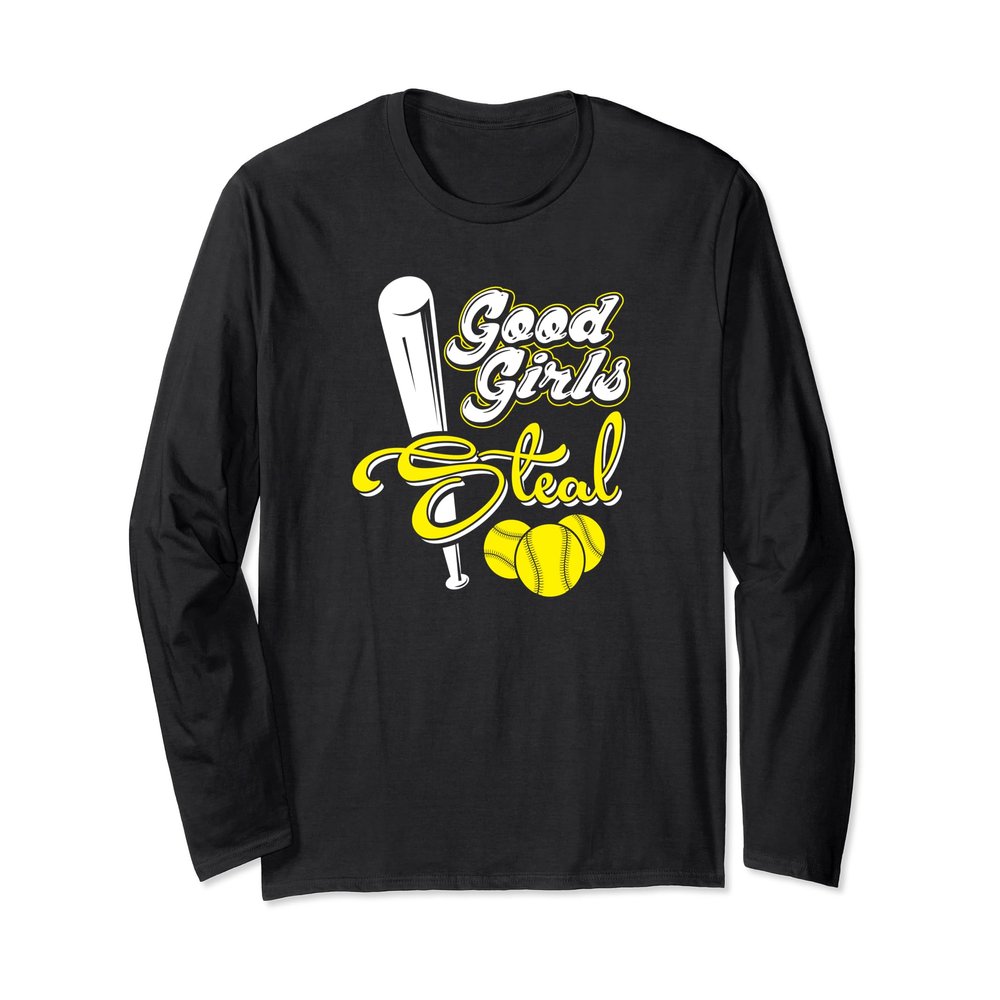 Good Girls Steal Bases T Shirt 10699