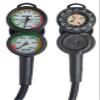 SEAC Sub Console 3 Pressure Depth Gauge and Compass, Red, One Size (0600012005000A) view 1