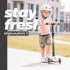 Scoot & Ride Stand-up Push Scooter for Children Ages 3-6, Highwaykick 3, Ash view 3