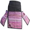 RaanPahMuang Apron or Waitress Waist Money Bag Pouch Hill Tribe Change Belt, Black Perple view 1