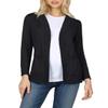 NE PEOPLE Womens Classic Stretchy Ribbed Detailed Side Pockets Open Front Cardigans Sweaters S-3XL view 1