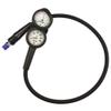 SEAC Console 2, Pressure Gauge and Depth Gauge Underwater, Scale 0-5000 psi and 0-200 ft. Unisex Adult, Black, Standard view 2