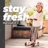 Scoot & Ride Stand-up Push Scooter for Children Ages 3-6, Highwaykick 3, Rose view 3
