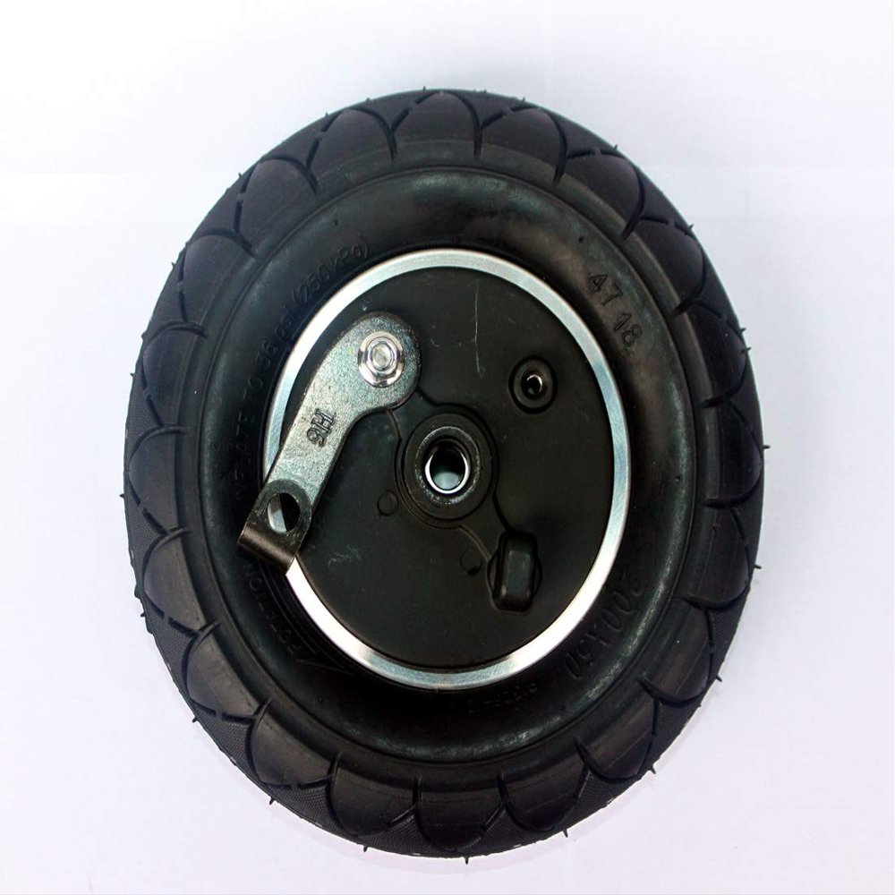 L-faster 8 Inch Wheel with Drum Brake 8" Pneumatic Wheel with Expansion Brake Scooter Brake Aluminium Wheel 200x50 (wheel)