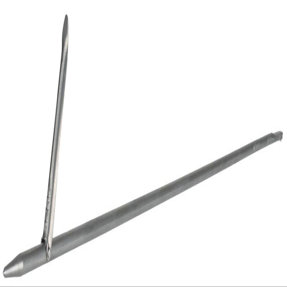 SEAC Stainless Steel Tahitian Shaft for Spearguns, Single Upper Barb, 6.5mm, 47.2"