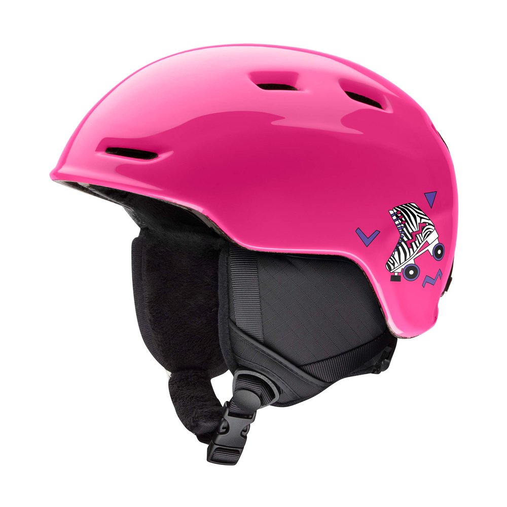 SMITH Youth Zoom Jr. Snow Helmet - Pink Skates | Youth Medium