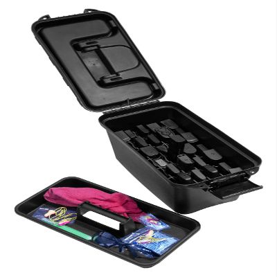 Case Club 35 Pistol Magazine Box with Tray and Extra Storage Compartment