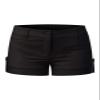Design by Olivia Women's Body Enhancing Comfort Modern City Cuffed Short with Pockets Black L view 3