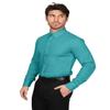 J. LOVNY Men's Premium Fabric Solid Color Slim Fit Dress Shirts S-2XL Turquoise view 4