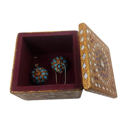 India Meets India Handicraft Jewelry Organizer Box, Jewelry Box, Women Storage Organizer, Best Gifting Made by Awarded Indian Artisan