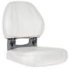 Oceansouth Sirocco Folding Moulded Boat Seat 7 Colors Marine Boat Fishing (Grey/White) view 2