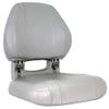 Oceansouth Sirocco Folding Moulded Boat Seat 7 Colors Marine Boat Fishing (Grey/White) view 3