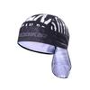 HEROBIKER Sweat Wicking Skull Cap Beanie Bandana Helmet Liner Outdoor Running Adjustable (Black 1) view 2