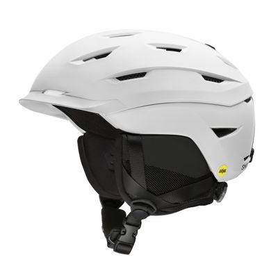 Smith Level Helmet for Men Adult Snowsports Helmet with MIPS Technology + Zonal Koroyd Coverage Lightweight Protection for Skiing & Snowboarding Matte White, Small