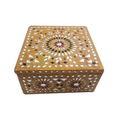 India Meets India Handicraft Jewelry Organizer Box, Jewelry Box, Women Storage Organizer, Best Gifting Made by Awarded Indian Artisan