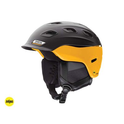 Smith Optics Vantage MIPS Unisex Snow Helmet - Matte Black/Hornet, Small