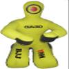 SRHides-MMA Jiu Jitsu Martial Arts Training Kick Boxing Yellow Sitting Position Punching Bag - 70 inches view 1