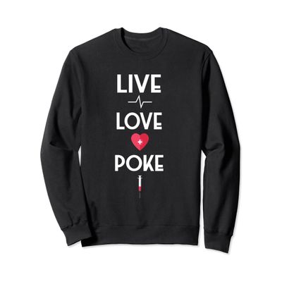 Funny Phlebotomy Gift Phlebotomist Sweatshirts Tech Lab Week