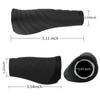 Allnice Bike Handlebar Grips Comfort Bike Grips Fit for 22.2mm Bicycle Handlebar (Black) (AB) view 2