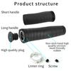 Allnice Bike Handlebar Grips Comfort Bike Grips Fit for 22.2mm Bicycle Handlebar (Black) (AB) view 3