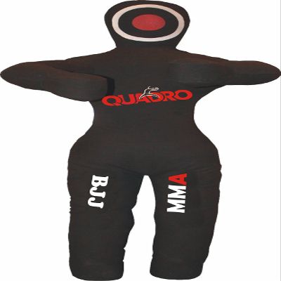 SRHides-MMA Standing Position Grappling Dummy Jiu Jitsu Punching Bag Black - 59 inches