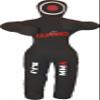 SRHides-MMA Standing Position Grappling Dummy Jiu Jitsu Punching Bag Black - 59 inches view 1