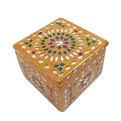 India Meets India Handicraft Jewelry Organizer Box, Jewelry Box, Women Storage Organizer, Best Gifting Made by Awarded Indian Artisan