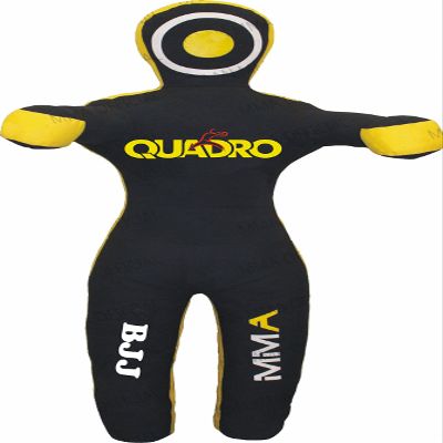 SRHides Jiu Jitsu MMA Standing Position Grappling Dummy Kick Boxing Punching Bag Black - 48 inches