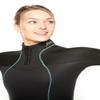 BARE 3/2MM Women's Nixie Ultra Full Wetsuit | Great for Scuba Diving | Comfortable Full Stretch Neoprene | Long Sleeve | Unique Omnired Material Woven into Fabric for Added Warmth | Black 12 view 1