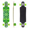 Mindless Sanke Ill Green | 39 Drop Through Longboard 8 Ply Maple Low Centre of Gravity W 7 DT Trucks for Greater Stability | 70mm 80A Soft Wheels Fast Responsive | Downhill Style City Cruiser view 1