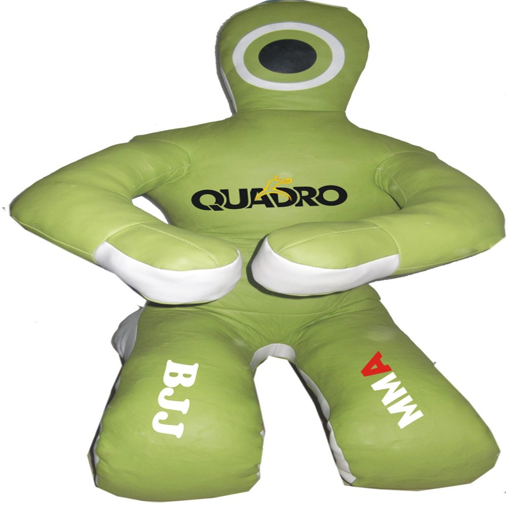 SRHides-MMA Jiu Jitsu Martial Arts Training Kick Boxing Sitting Position Punching Bag Green - 59 inches