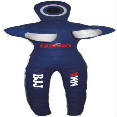 SRHides MMA Martial Arts Grappling Dummy Jiu Jitsu Standing Position Punching Bag Blue - 59 inches