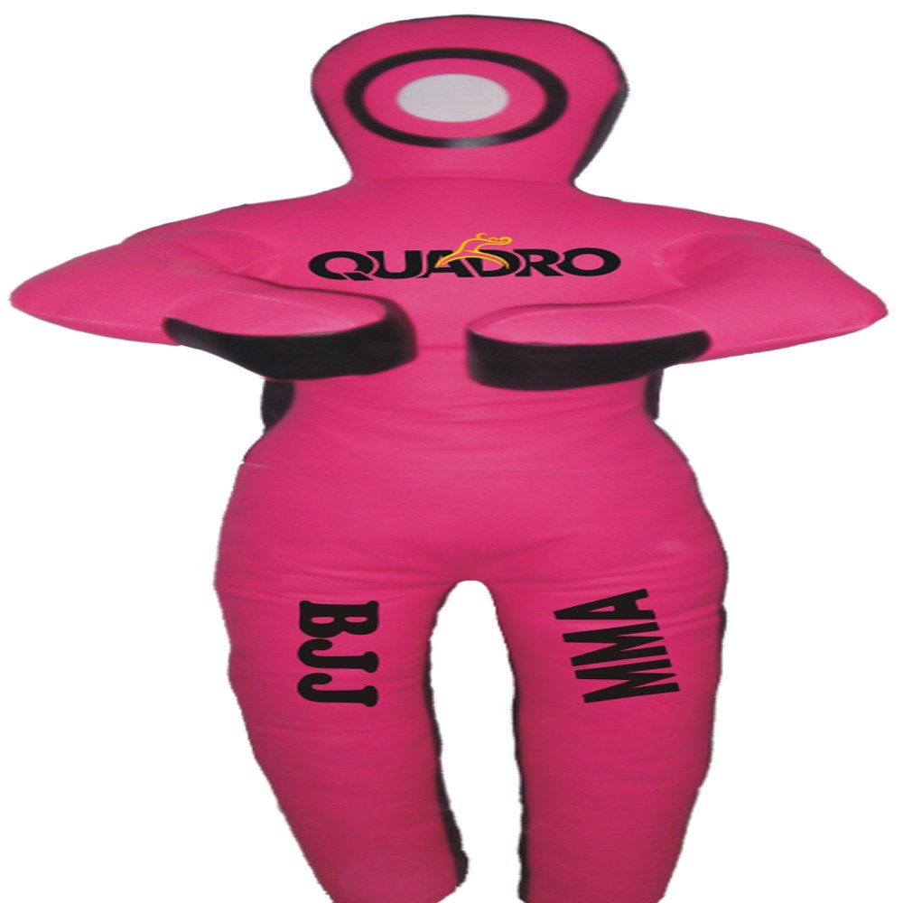 SRHides-MMA Martial Arts Grappling Dummy Jiu Jitsu Standing Position Punching Bag Pink - 70 inches