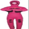 SRHides-MMA Martial Arts Grappling Dummy Jiu Jitsu Standing Position Punching Bag Pink - 70 inches view 1