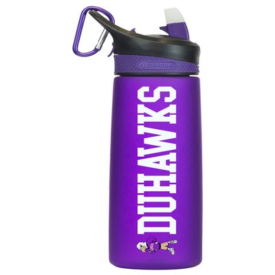Loras Tritan Plastic Frosted Sport Water Bottle, Design-1 - Purple