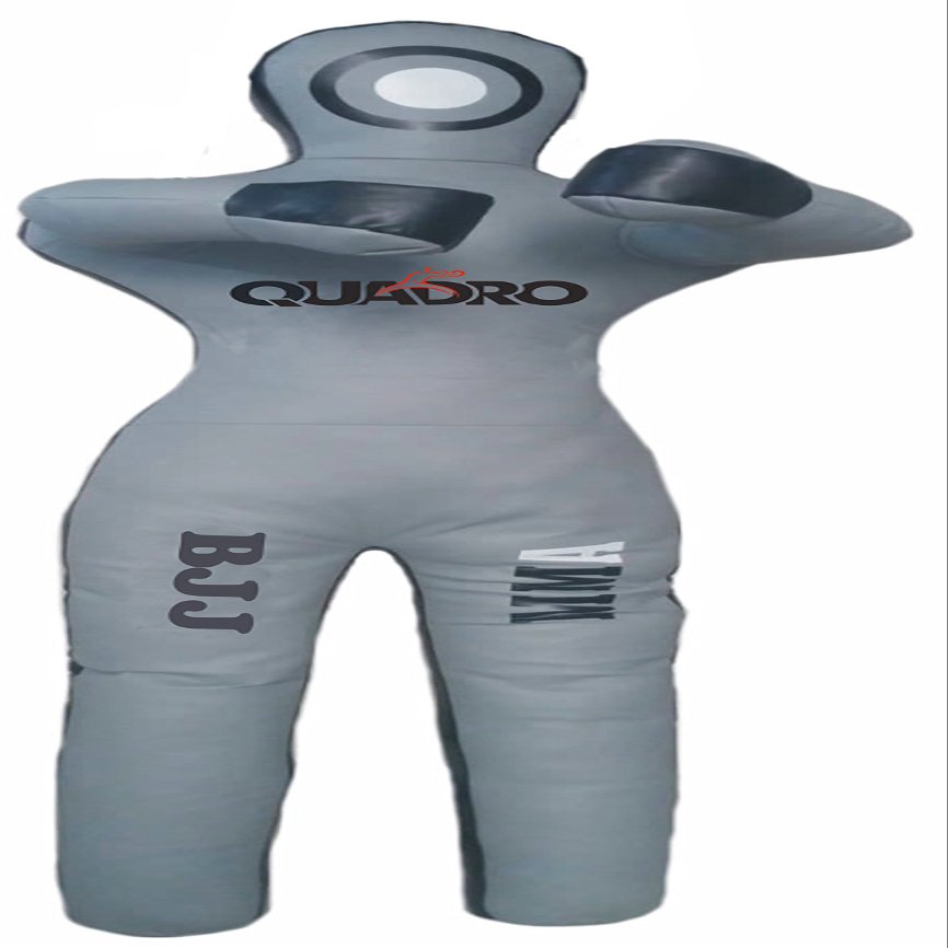SRHides MMA Martial Arts Grappling Dummy Jiu Jitsu Standing Position Punching Bag Gray - 70 inches