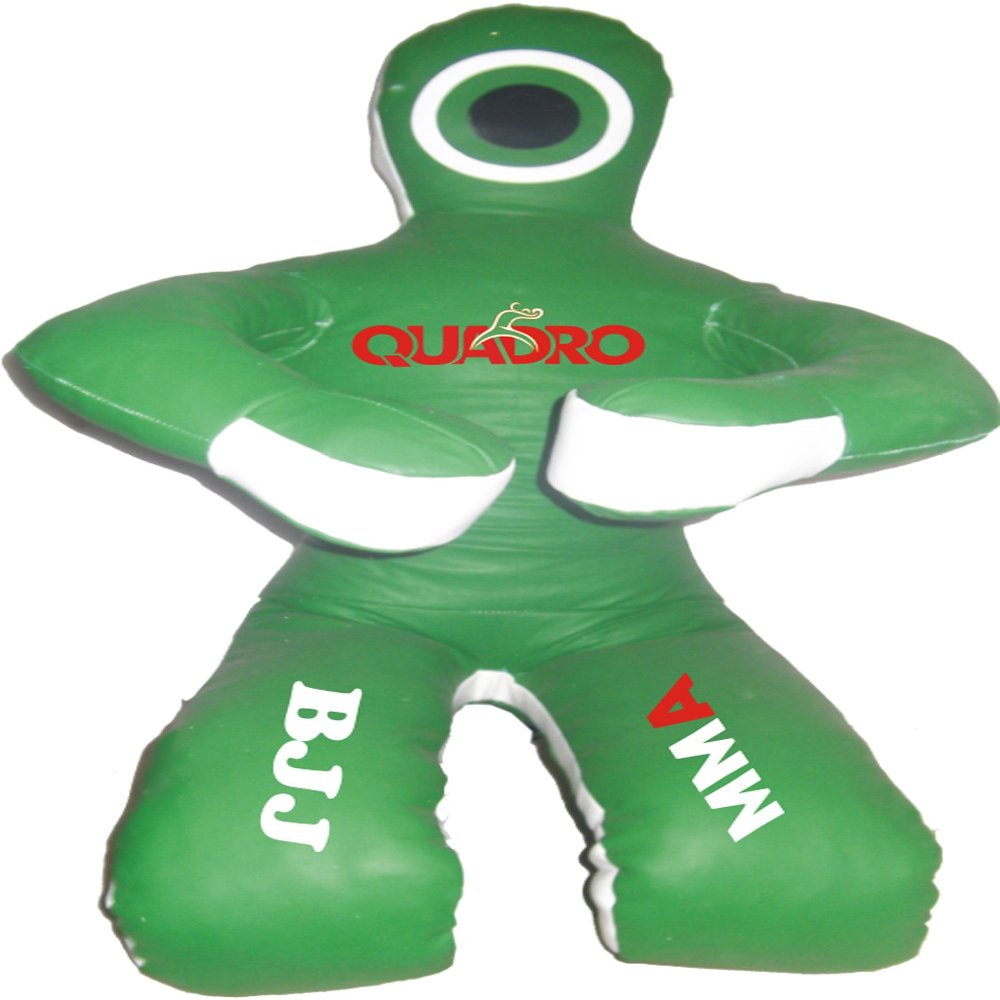 SRHides-MMA Jiu Jitsu Martial Arts Training Kick Boxing Green Sitting Position Punching Bag - 59 inches